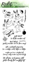 Santa's Sleigh Ride Clear Stamps (C-100)
