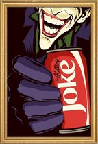 JUNIQE - Poster met houten lijst Killing Joke -30x45 /Rood & Zwart