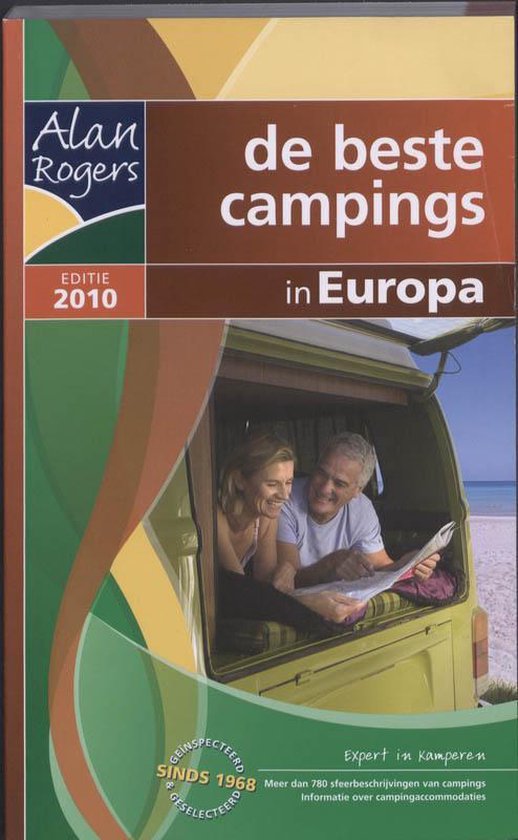 Cover van het boek 'Alan Rogers De beste campings in Europa'