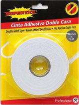 Dubbel gezicht plakband 18mm x 5m