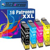 PlatinumSerie 16x cartridge alternatief voor Epson T0711-T0714