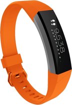 By Qubix - Bracelet en silicone FitBit Alta HR avec boucle (Large) - Oranje - Fitbit alta