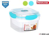 LUCHTDICHT MICROGOLFOVEN STEAM 1300ml PRIVILEGE