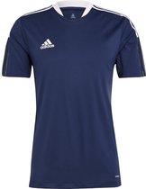 adidas - Tiro 21 Training Jersey - Trainingshirt - S - Blauw
