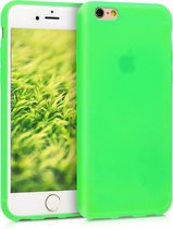 kwmobile telefoonhoesje voor Apple iPhone 6 / 6S - Hoesje voor smartphone - Back cover in neon groen