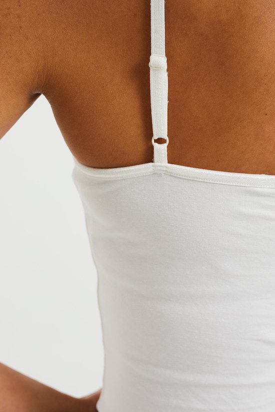 WE Fashion Dames singlet met kant - Maat S