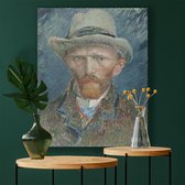 Plexiglas Schilderij Zelfportret Van Gogh