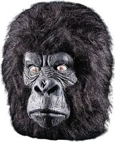 Carnival Toys Verkleedmasker Gorilla Bruine Ogen Latex Zwart