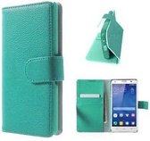 Huawei Y550 Hoesje Wallet Case Turquoise