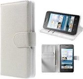 Huawei G525 Hoesje Wallet Case Wit