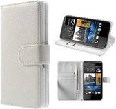 HTC Desire 300 Hoesje Wallet Case Wit