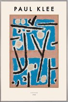 JUNIQE - Poster in kunststof lijst Klee - Untitled -40x60 /Blauw &