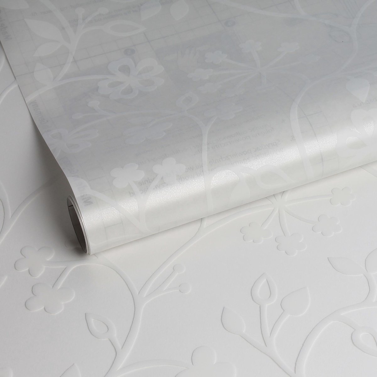d-c-fix Tord Raamfolie - 45x150cm - Melkglas - Bloemen - Statisch