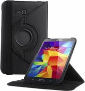 Samsung Galaxy Tab 3 - Lite 7.0 inch (T110 / T111 / T113) Tablet Case hoesje 360 Draaibaar - Zwart