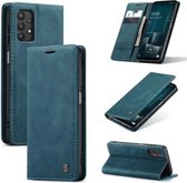 CASEME Samsung Galaxy A32 5G Retro Wallet Case - Blauw