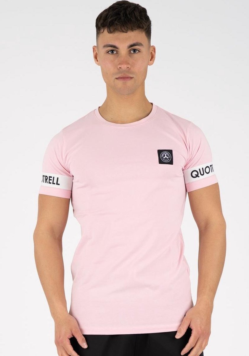 T-shirt quotrell Roze maat S
