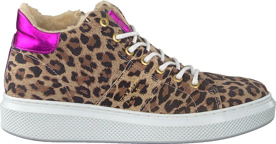 Bullboxer Alg500 Hoge sneakers - Leren Sneaker - Meisjes - Beige - Maat 38  | bol.com
