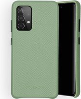 Selencia Gaia Slang Backcover Samsung Galaxy A52(s) (5G/4G) hoesje - Groen