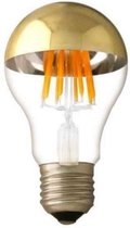 E27 LED filament lamp 7W A60 goud reflectie - Warm wit licht - Overig - gouden - Wit Chaud 2300k - 3500k - Or - SILUMEN