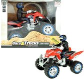 Toi Toys Quad met bestuurder frictie