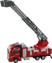 Brandweerauto diecast pull back 3 ass (1 stuk) assorti