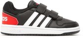 Adidas Hoops 2.0 Sneakers Zwart/Rood Kinderen - Back To School - Maat 33,5