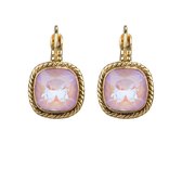 CAMPS & CAMPS - oorbellen - Crystal Lavender