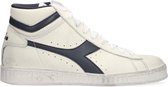 Diadora Game L High Waxed Sneakers - Leren Sneaker - Dames - Wit - Maat 36,5