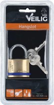 VEILIG - Hangslot - met 2 sleutels - 40mm