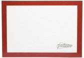 Medina Bakmat 42 X 30 Cm Siliconen Rood/Wit