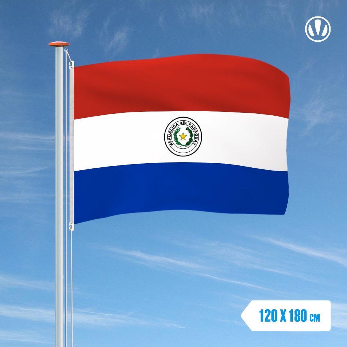 Vlag Paraguay 120x180cm | bol.com