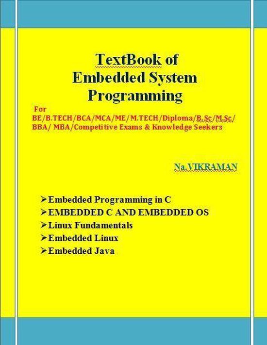 ECE 7 - Best Text Book of Embedded System Programming (ebook), VIKRAMAN ...