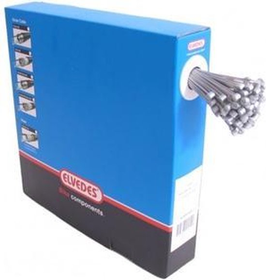 Elvedes 6426 box câble de frein zinc ton ø7x6 2000mm par 100 pièces