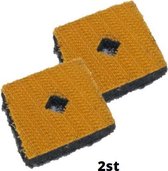 Black&Decker punt van schuurzool - 2 stuks - eindpunt zool schuurmachine vlakschuurmachine - 45 x 5 x 50 mm