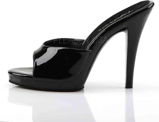 Sandales à Talons Fabuleux - 44 Chaussures- FLAIR-401-2 US 13 Zwart