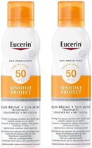 Eucerin Sun Oil Control Mist Transparent Dry Touch SPF50 2x200ml