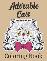 Adorable Cats Coloring Book