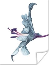 Affiche Fleurs - Aquarelle - Illustration - 90x120 cm