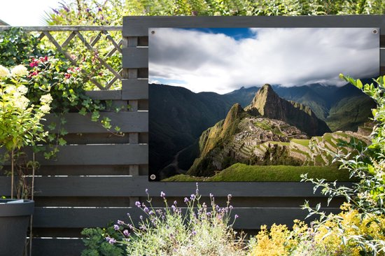 Affiche de jardin - Toile de jardin - Posters de jardin extérieur - Machu Picchu - 120x80 cm - Jardin