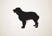 Silhouette hond - Saint-usuge Spaniel - Saint-usuge-spaniël - S - 45x57cm - Zwart - wanddecoratie