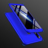 GKK Three Stage Splicing Full Coverage PC Case voor Samsung Galaxy A9 (2018) / A9s (Blauw)