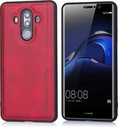 Voor Huawei Mate 10 Pro Diaobaolee schokbestendig PU + TPU beschermhoes (rood)