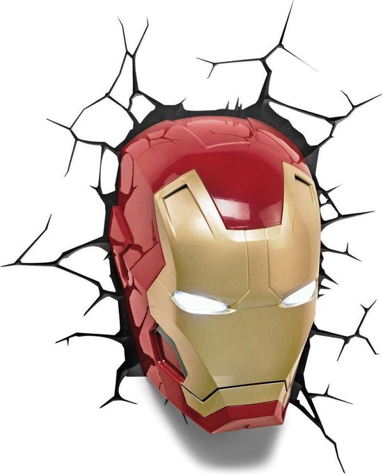 Marvel 3D LED Light Iron Man