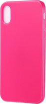 Candy Color TPU Case voor iPhone XR (Magenta)