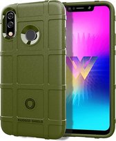 Volledige dekking schokbestendige TPU Case voor LG W10 (Army Green)