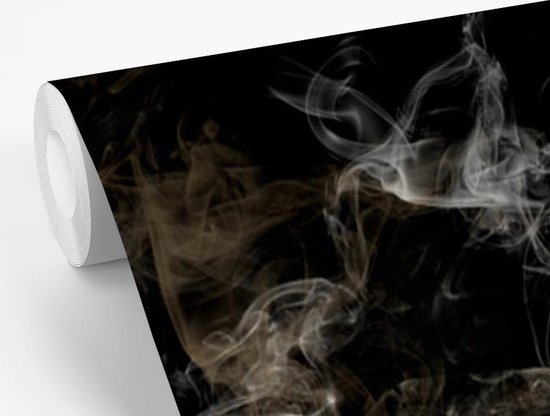 Papier peint - Papier peint photo Éléphant - Fumée - Zwart - Largeur 145 cm x hauteur 220 cm