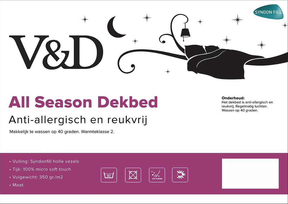 V&D All Season Dekbed | bol.com