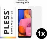 Samsung A20s Screenprotector Glas - 1x - Pless®