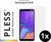 Samsung A7 2018 Screenprotector Glas - 1x - Pless®