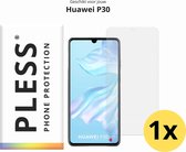 Huawei P30 Screenprotector Glas - 1x - Pless®